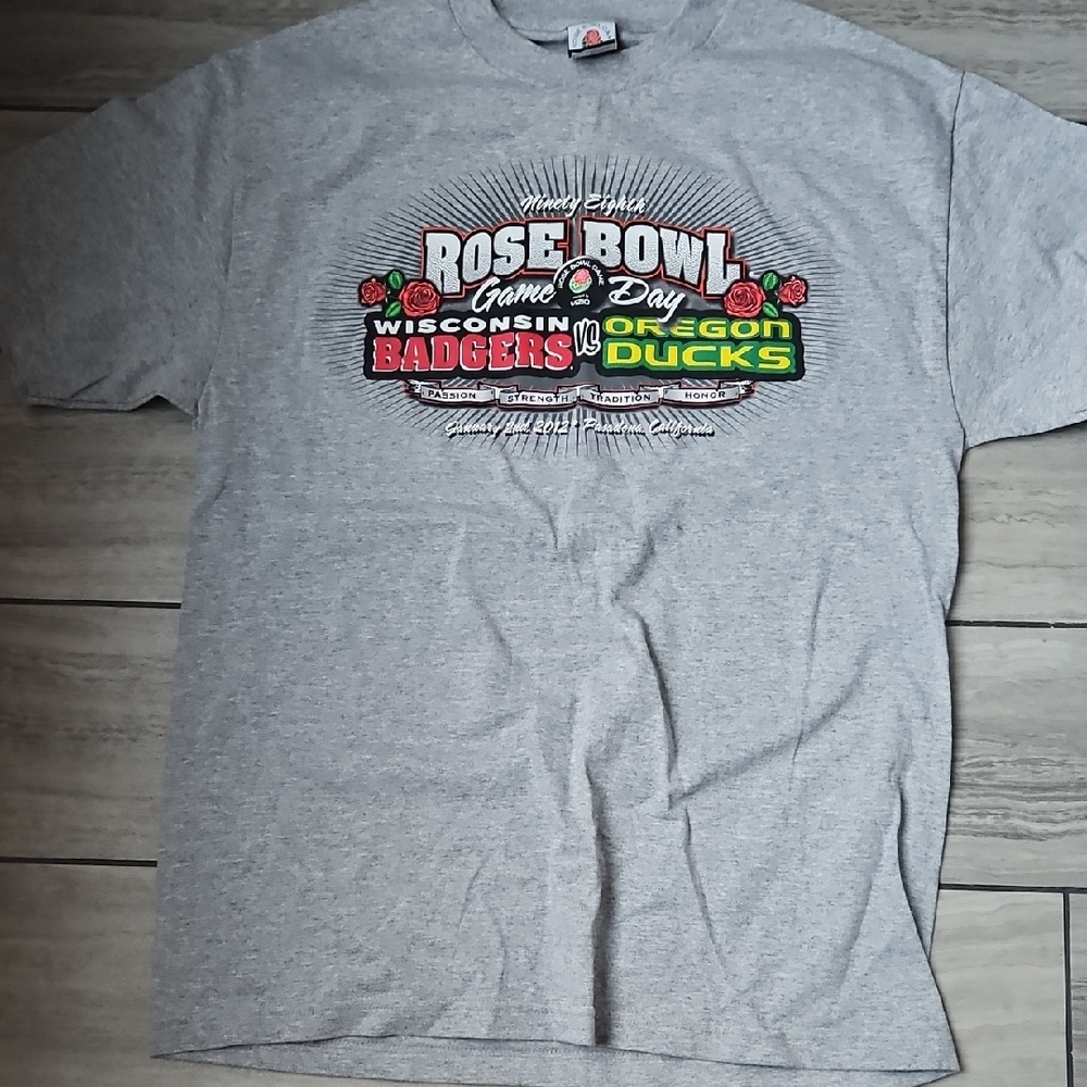 Rose Bowl Game Day 2012 DUCKS VS BADGERS  Official Shirt